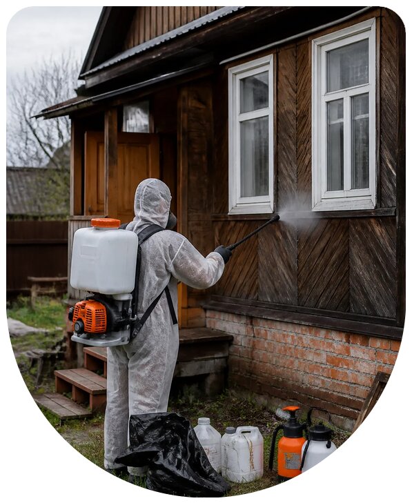 Профессиональная дезинсекция дачи от насекомых в Коркине